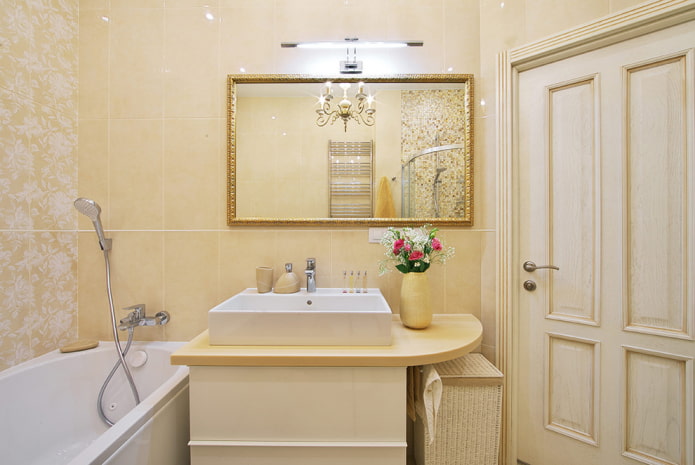 badkamer in klassieke stijl