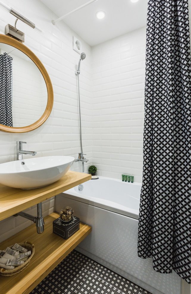 badkamer in Scandinavische stijl
