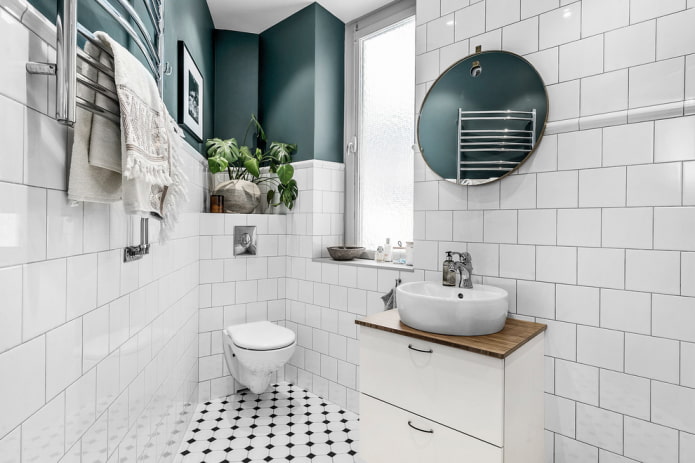 Asymmetrische badkamer