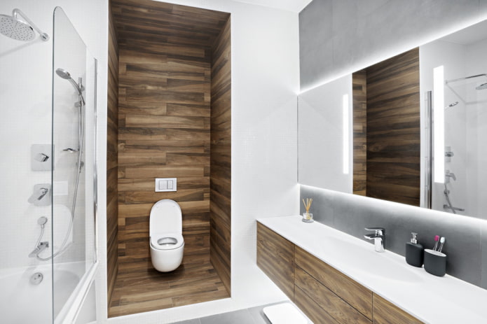 Badkamer in Scandinavische stijl