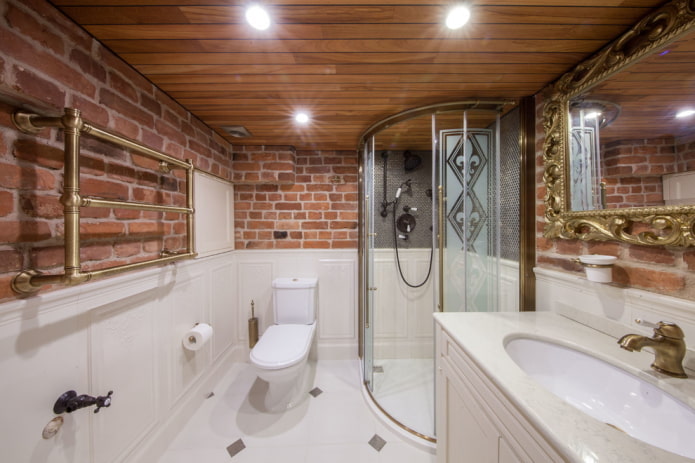 badkamerdecoratie in loft-stijl