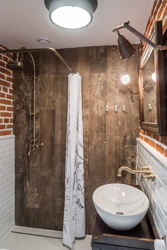 badkamer in loftstijl