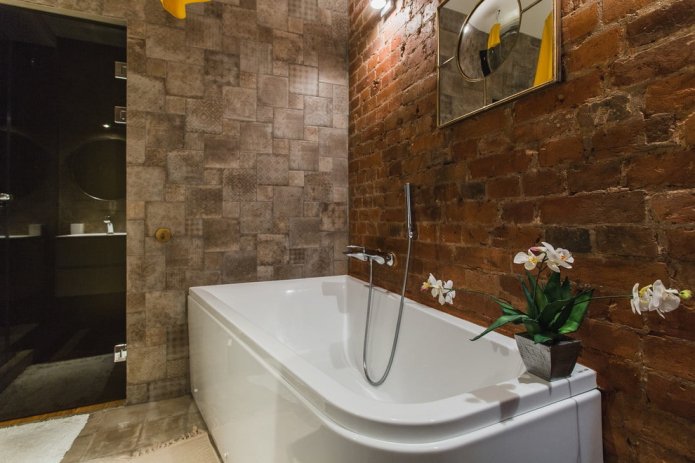 badkamer in loftstijl