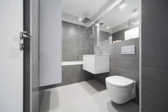 minimalistische badkamer