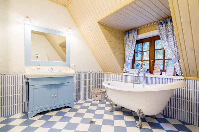 Badkamer in een landhuis