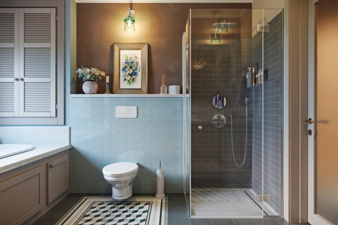 Douche in Proven?aalse stijl