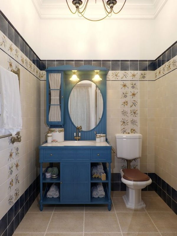 Gezellige badkamer in Proven?aalse stijl