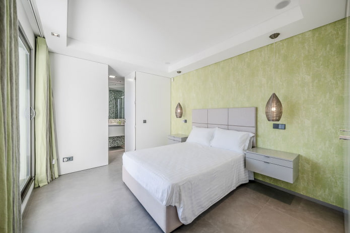 Venetiaanse decoratieve pleister in het groen