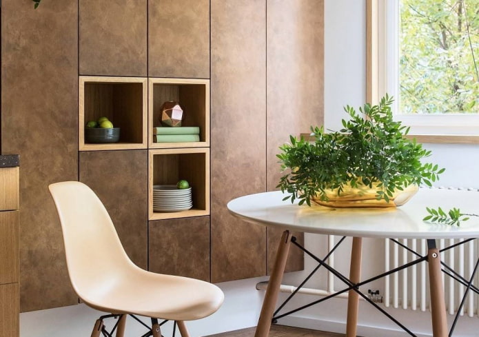 panelen met imitatiepleister