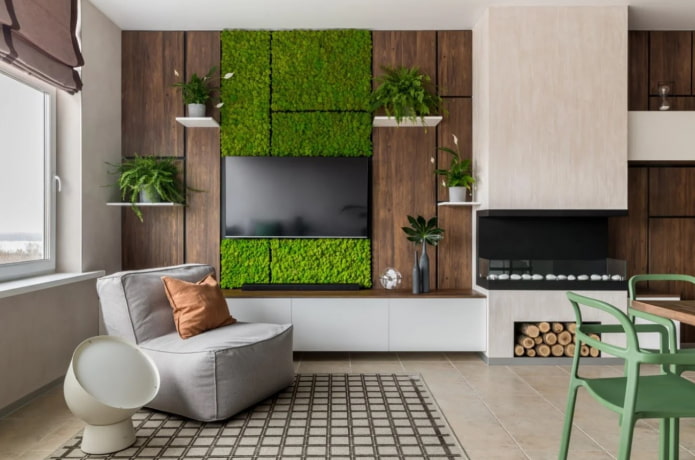 paneel van gestabiliseerd mos