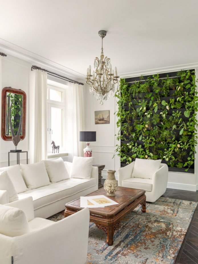 wandmodules voor bloemen