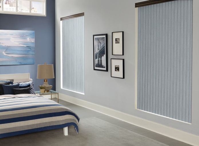 verticale lamellen voor de ramen