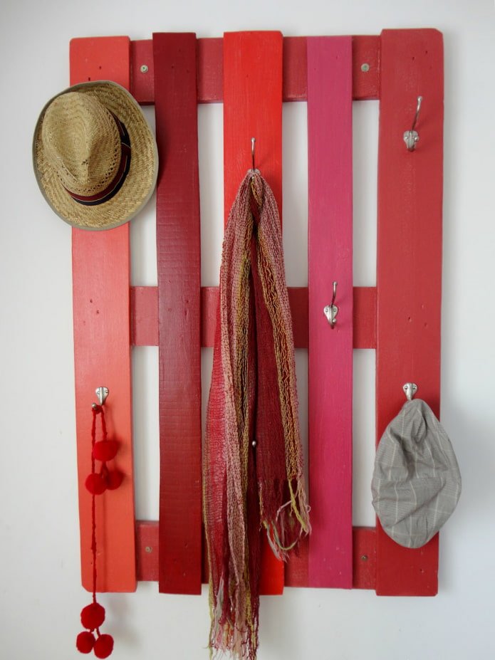 Hanger van een pallet