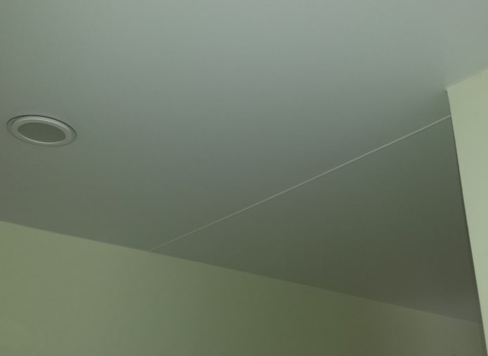 spanplafond met naad