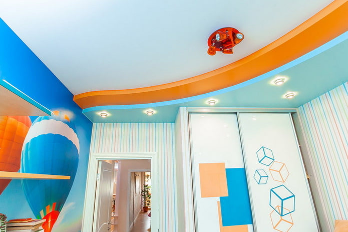 meerlaagse trekconstructie in het interieur