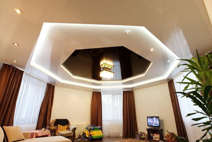 meerlaagse trekconstructie in het interieur