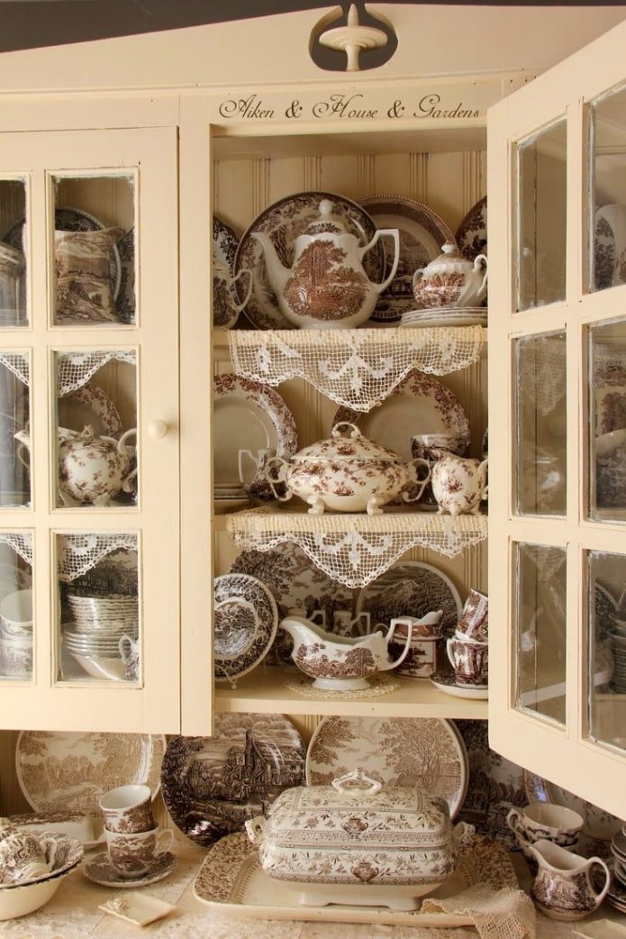 vintage stijl porseleinen serviesgoed