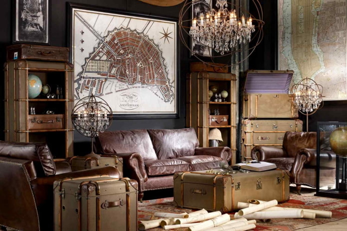 vintage stijl kroonluchter