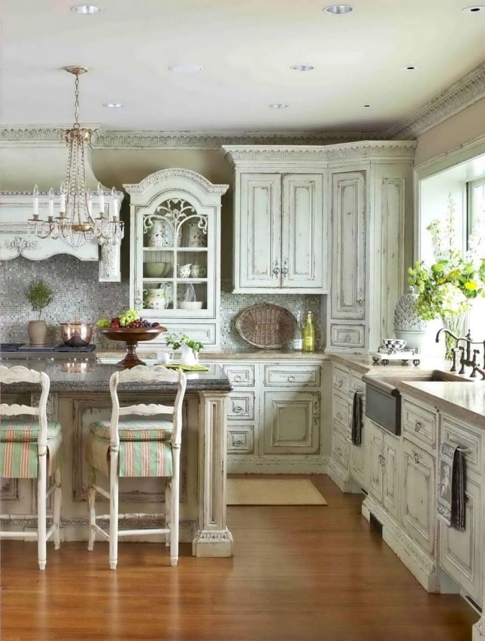 verouderde keukenset