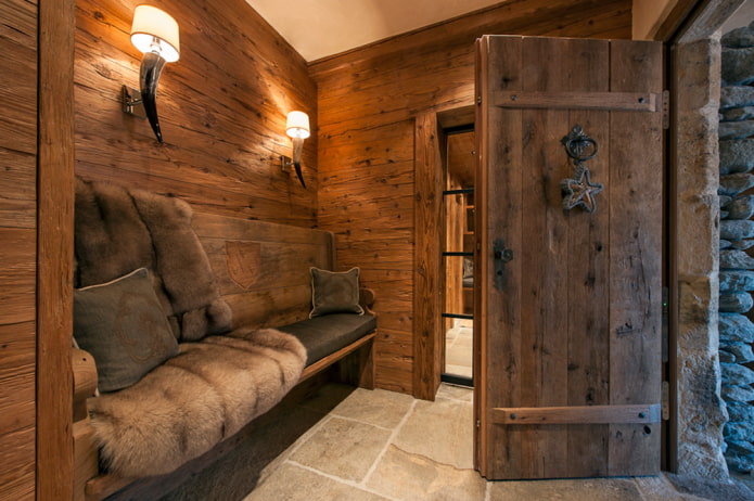 chalet stijl entreedeur model