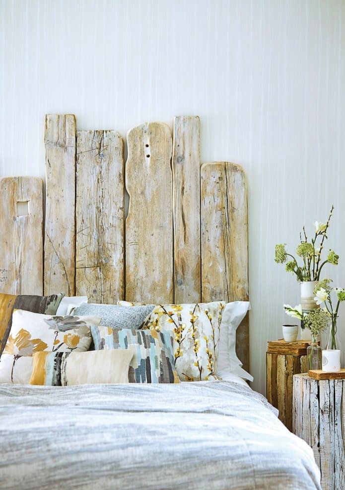 Hoofdbord van planken