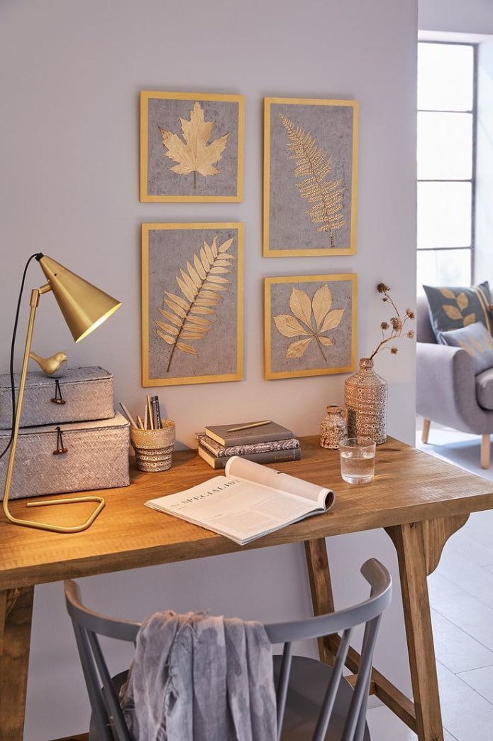 Herbarium met vergulding