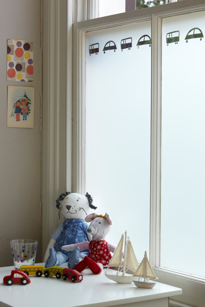 Matte folie in de kinderkamer