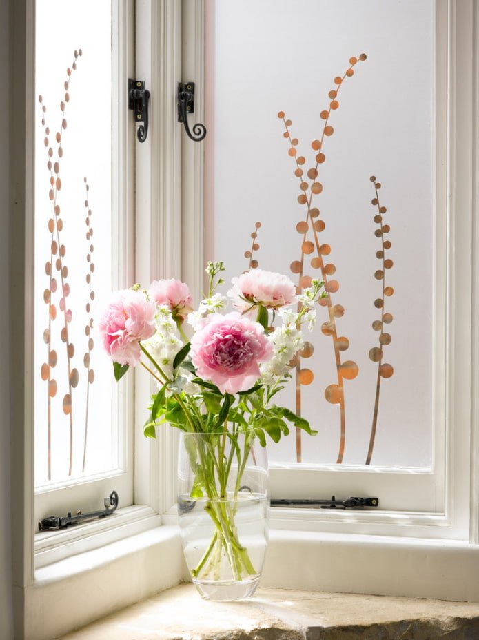 Folie met decoratieve details