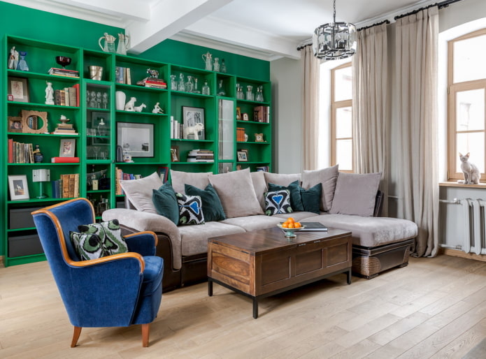 Smaragdgroene planken