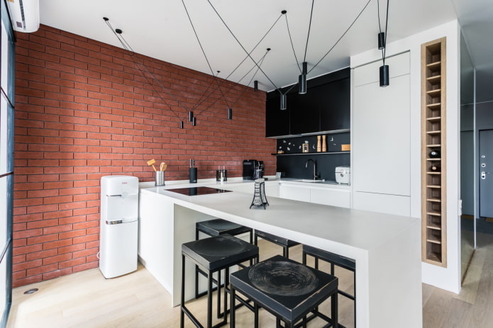 keuken met schiereiland