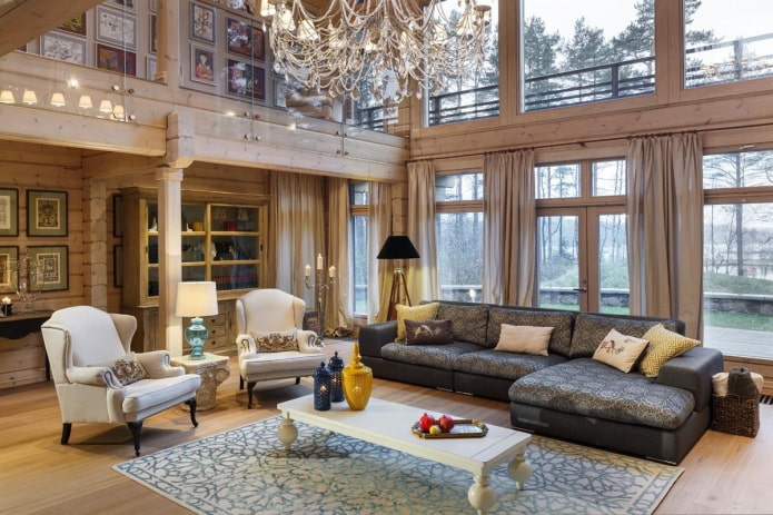 een huis met een tweede licht