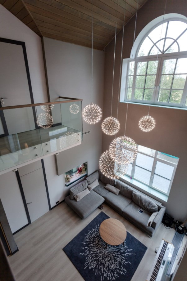 boogramen in het interieur