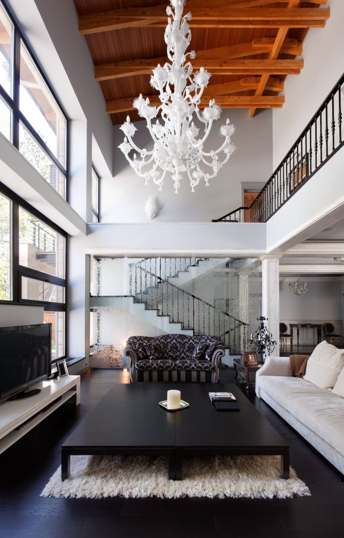 modern huis in loftstijl