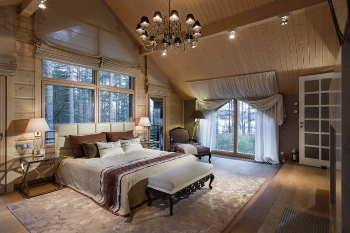slaapkamer met een tweede licht