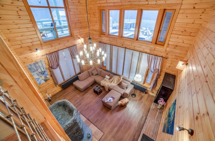 woonkamer in een priv?woning