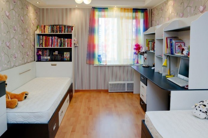 behang in een kinderkamer voor een kind van 9-12 jaar