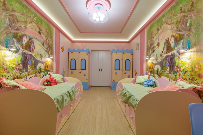 fotobehang voor kinderkamer met uitdijende ruimte