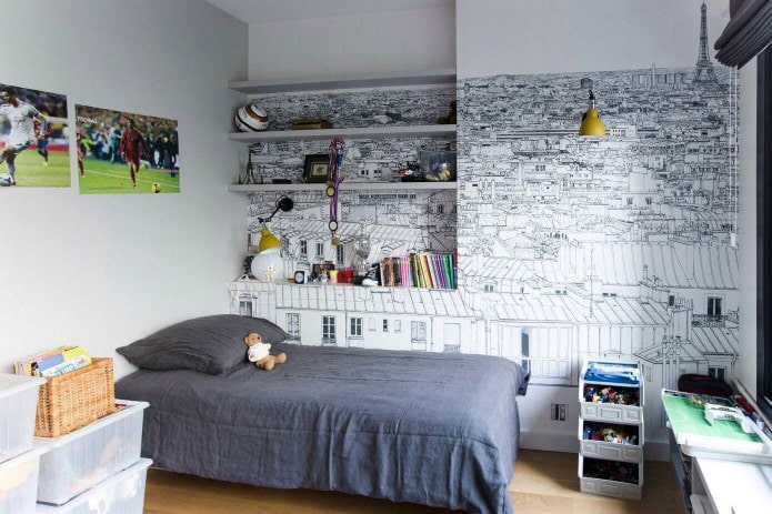 wit fotobehang
