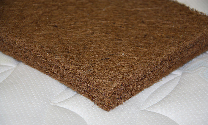 Kokosvulling voor een orthopedisch matras