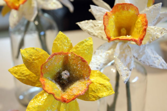 papieren bloemen