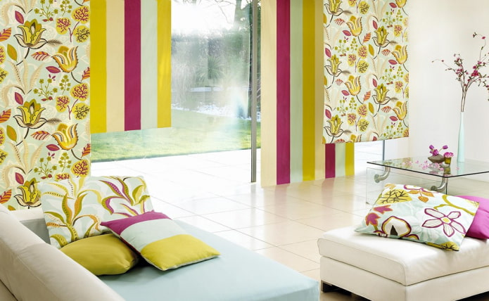 combinatie van verschillende lengtes in het interieur