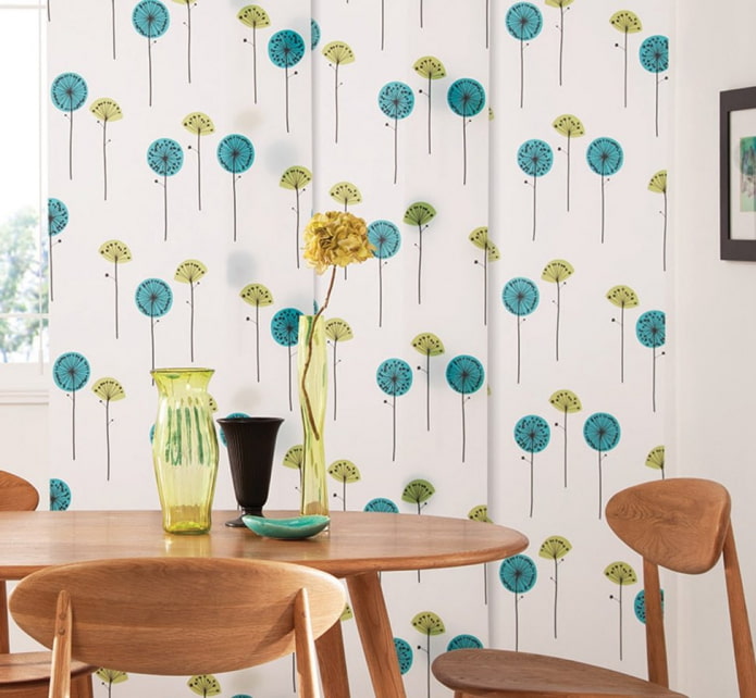 Japanse doeken met een bloemenprint