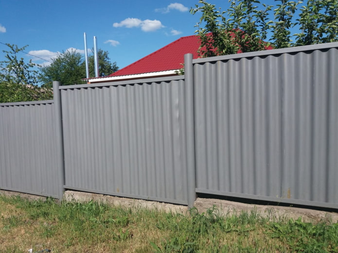 duurzame leien schutting