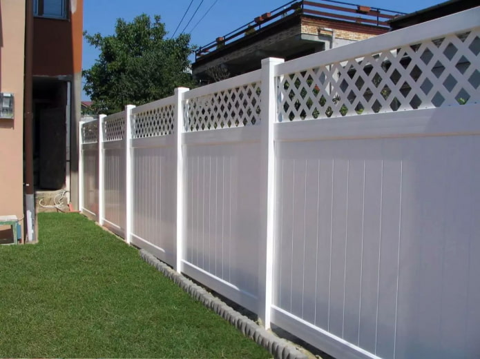PVC-omheining