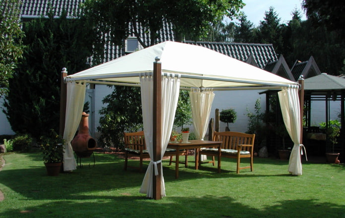 tent op de datsja