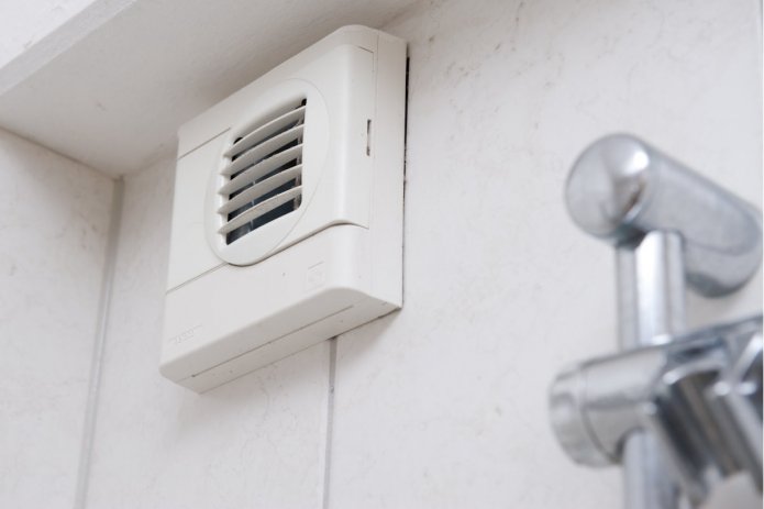 ventilatie in de badkamer