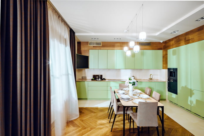 keukendecoratie in groene tinten