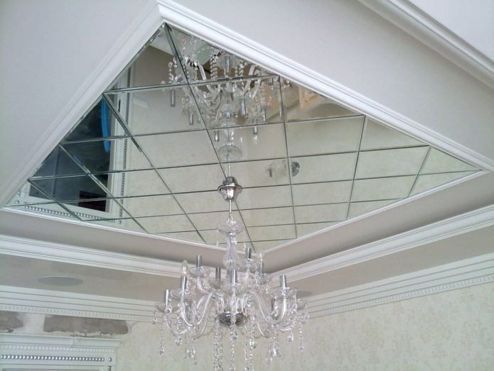 Spiegeltegels in het interieur