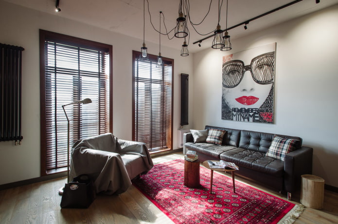 horizontale lamellen in een moderne stijl