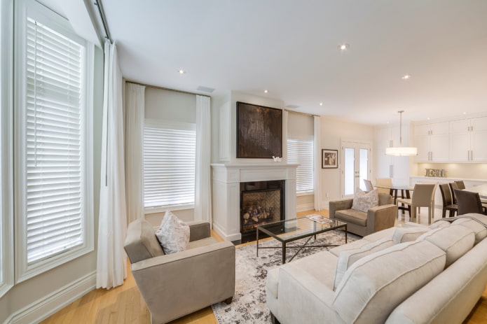 kunststof lamellen in de woonkamer